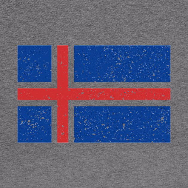 Retro Vintage Iceland Flag by amalya